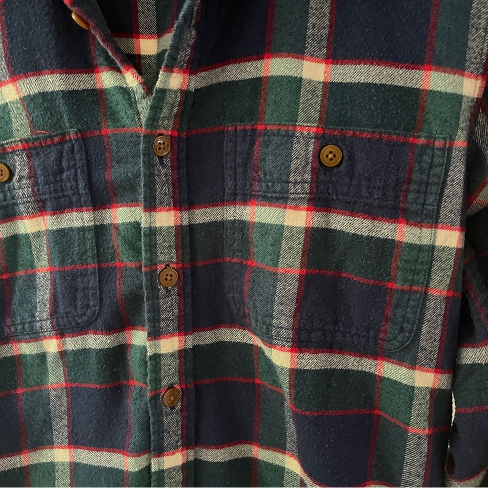 J. Crew Men's Flannel Plaid Shirt - Picture 2 of 5